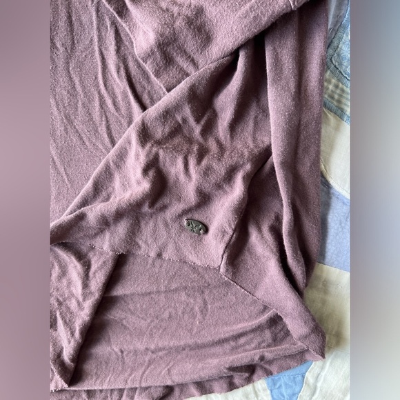 American Eagle Womens Soft & Sexy Purple Long Sleeve Casual Cozy Top XS - Picture 4 of 8